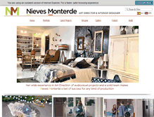Tablet Screenshot of nievesmonterde.com